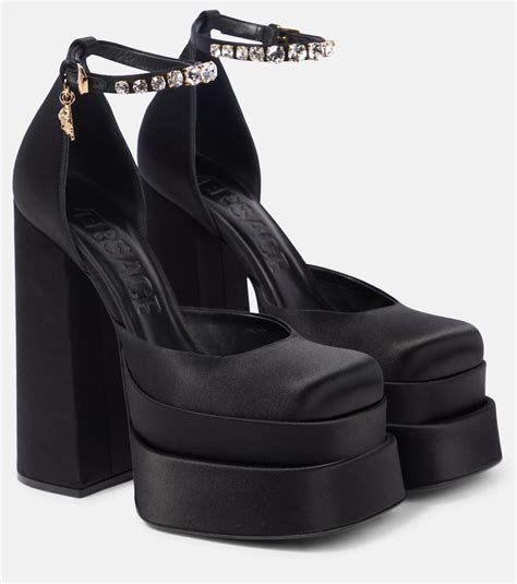 versace chunky heel.